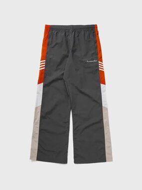 Martine Rose Wide Leg Track Pants Grey Orange Nylon XL SS24